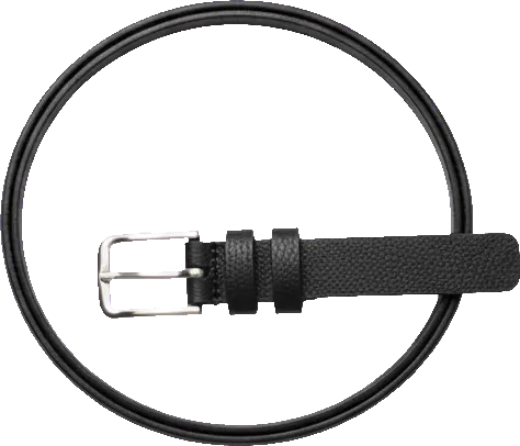 Thin black belt